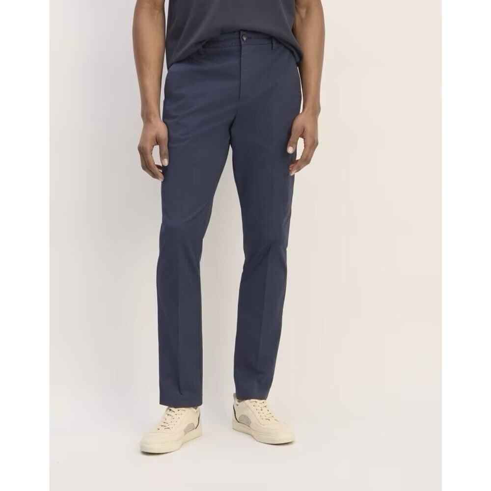 EVERLANE Mens The Relaxed Taper Air Chino Deep Navy 32 x 30 Work Office Career